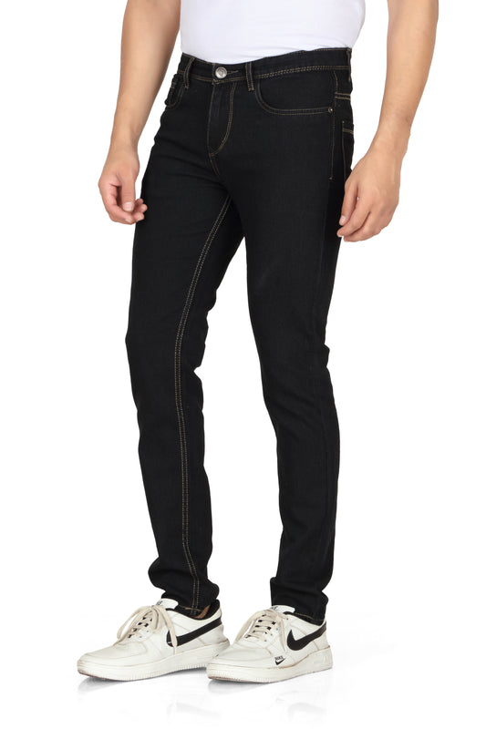 Men’s Black Clean Look Narrow Fit Denim Jeans