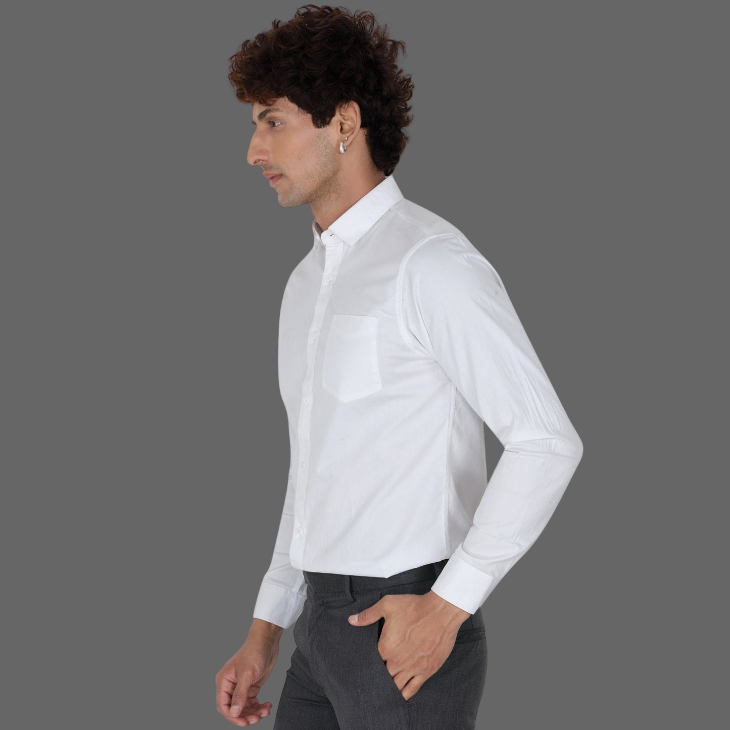 Men’s White Formal Shirt
