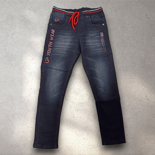 Kids Black Denim Jeans