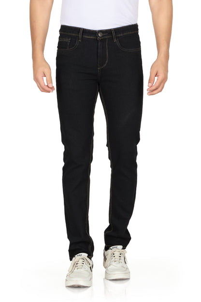 Men’s Black Clean Look Narrow Fit Denim Jeans
