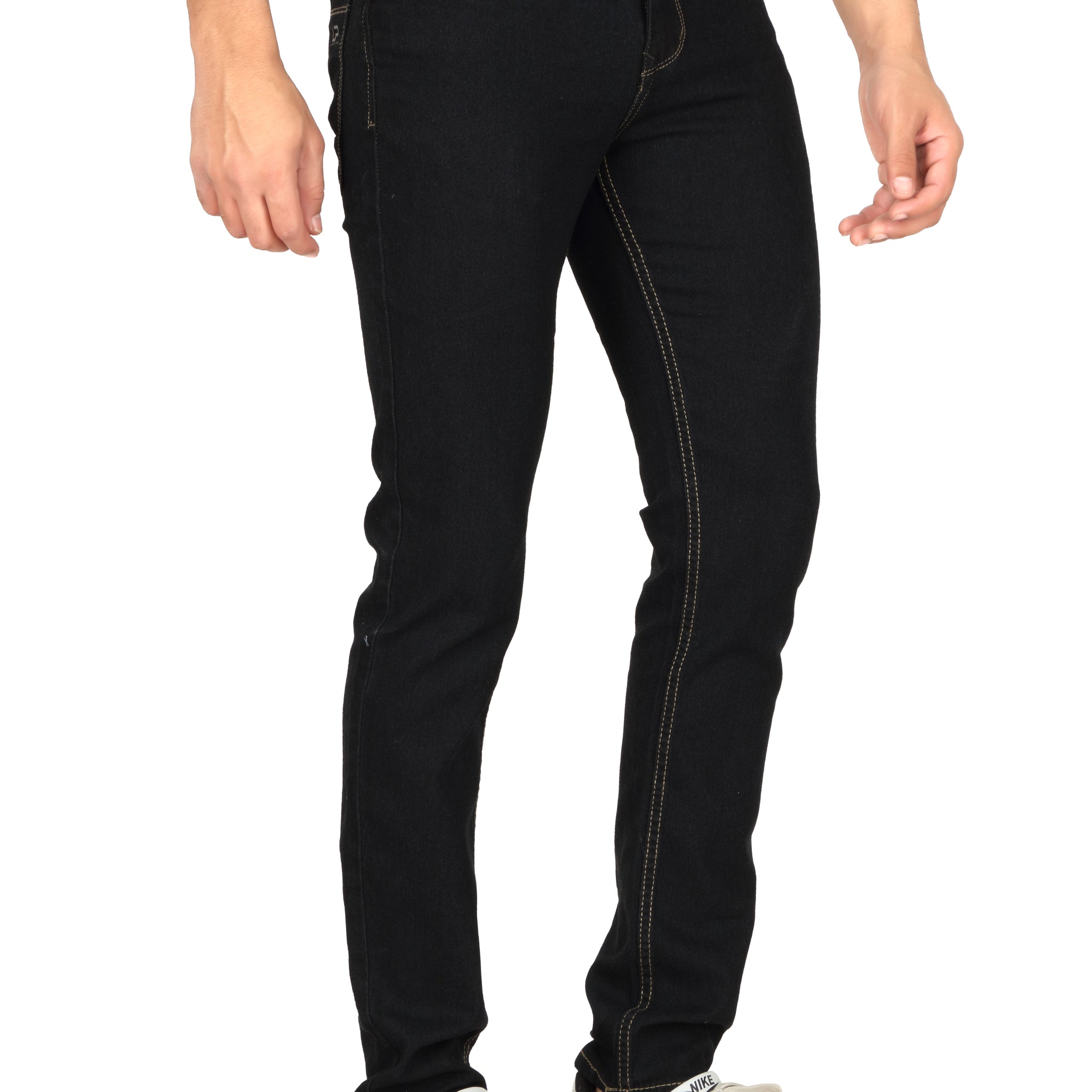 Men’s Black Clean Look Narrow Fit Denim Jeans