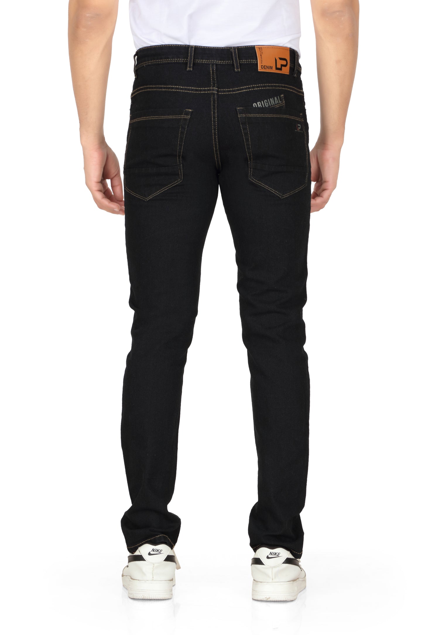 Men’s Black Clean Look Narrow Fit Denim Jeans