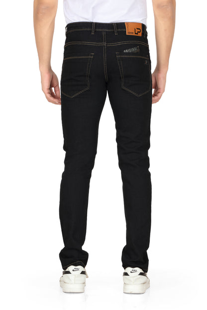 Men’s Black Clean Look Narrow Fit Denim Jeans