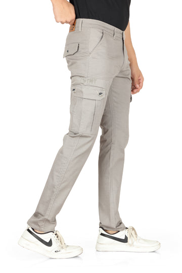 Solids white grey Jeans by The Souled Store Men