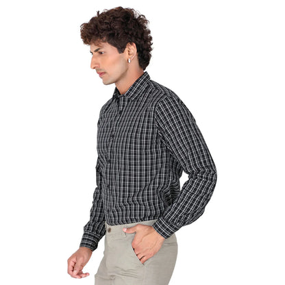 Men’s Black Checked Shirt