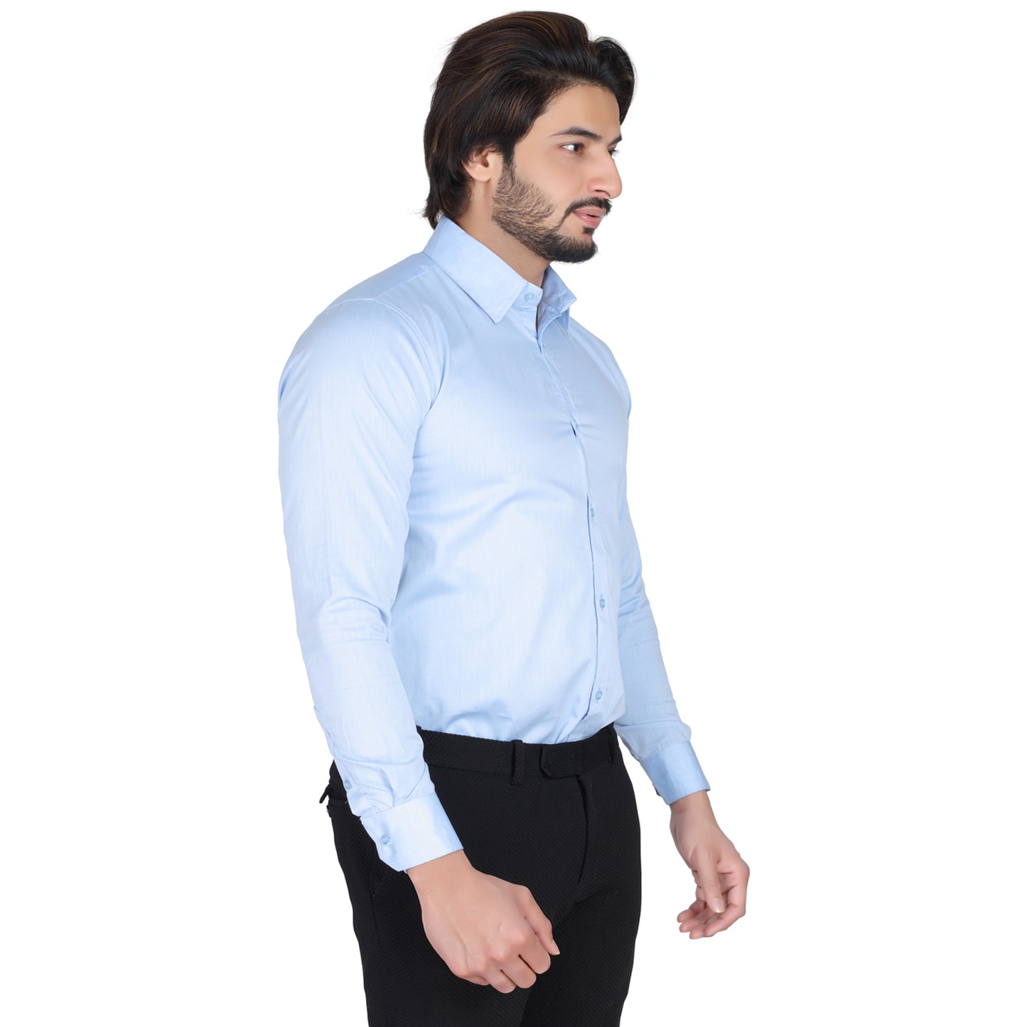 Men’s Easy Iron Regular Fit Sky Blue Shirt