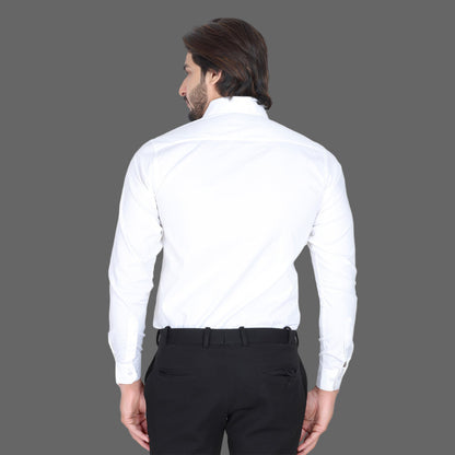 Men’s Easy Iron Regular Fit White Shirt