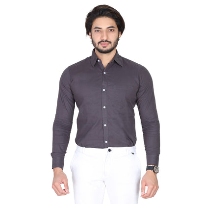 Men’s Formal Dark Grey Shirt