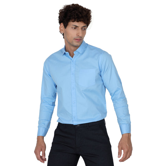 Men’s Powder Blue Formal Shirt