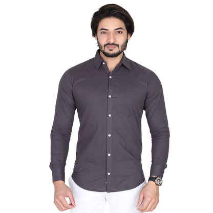 Men’s Formal Dark Grey Shirt