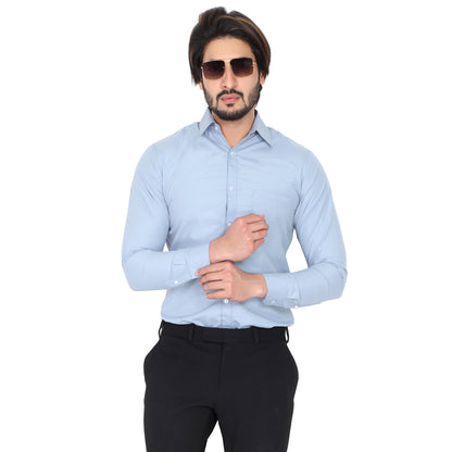 Men’s Formal Light Grey Shirt