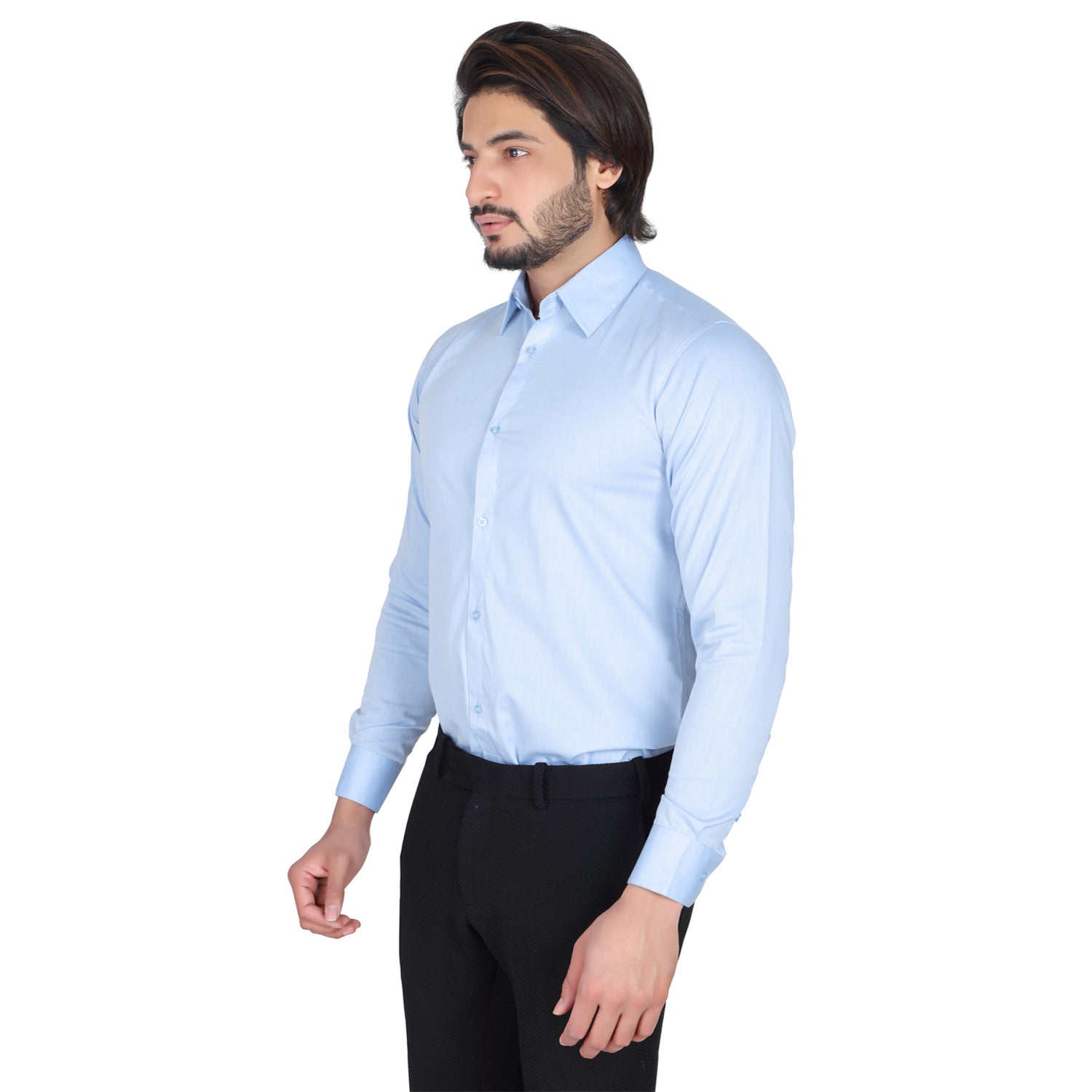 Men’s Easy Iron Regular Fit Sky Blue Shirt