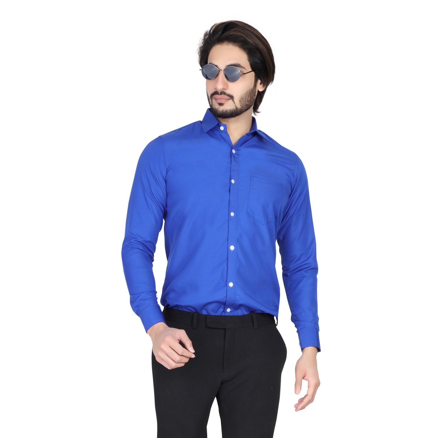 Men’s Formal Ink Blue Shirt