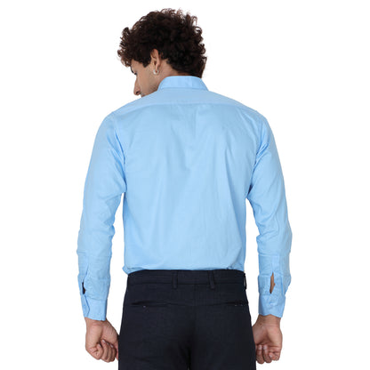 Men’s Powder Blue Formal Shirt