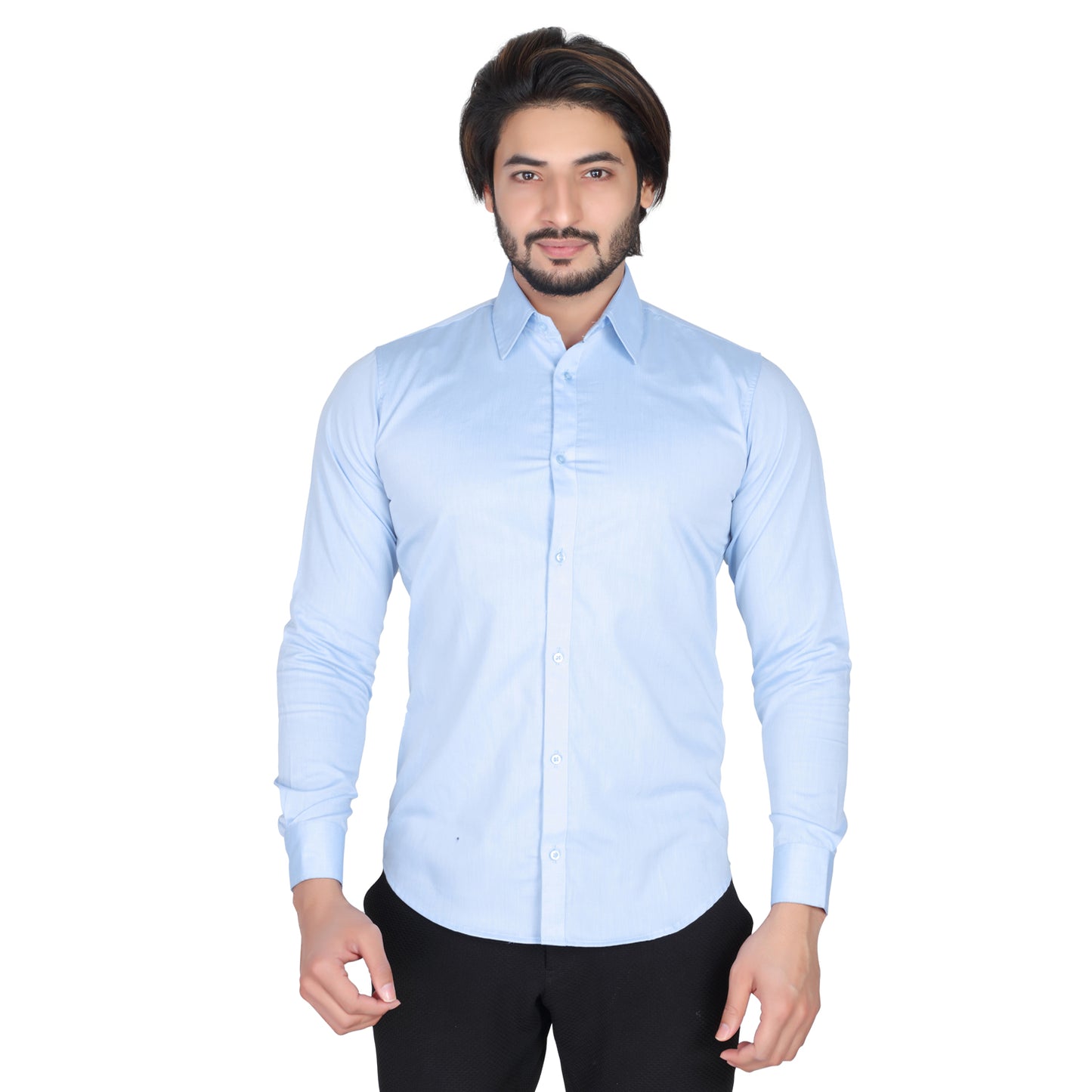 Men’s Easy Iron Regular Fit Sky Blue Shirt