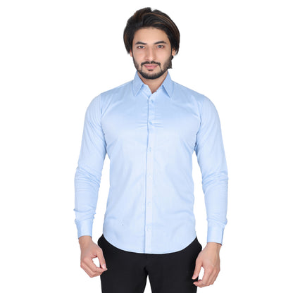 Men’s Easy Iron Regular Fit Sky Blue Shirt