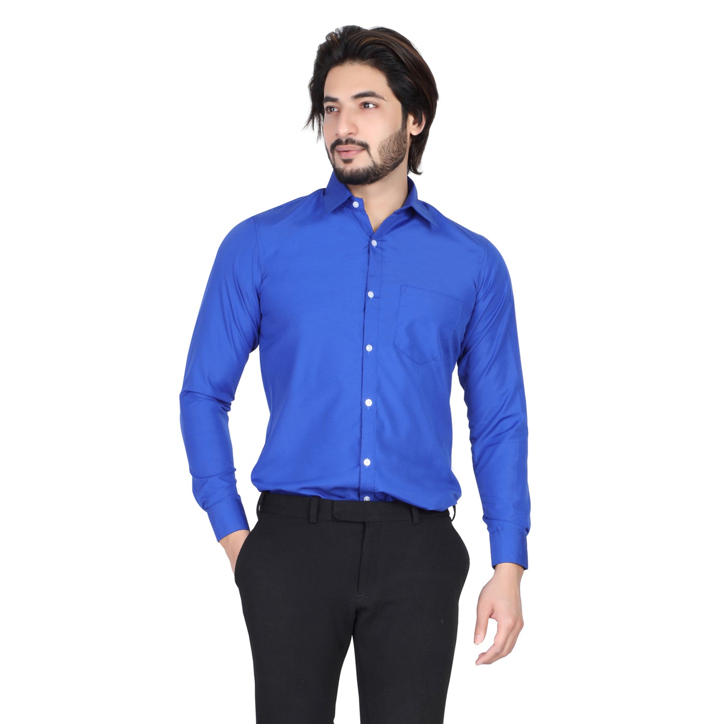 Men’s Formal Ink Blue Shirt