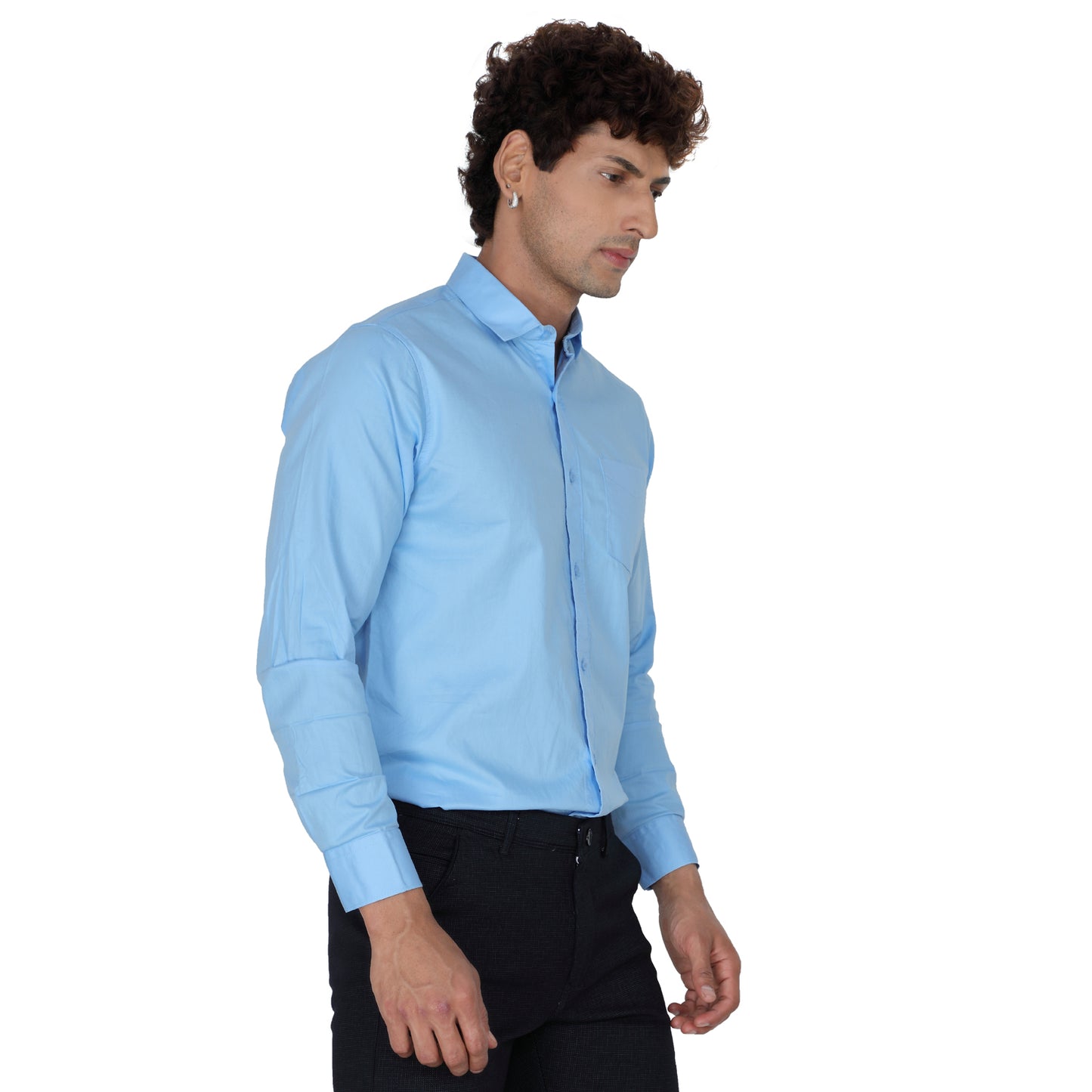 Men’s Powder Blue Formal Shirt