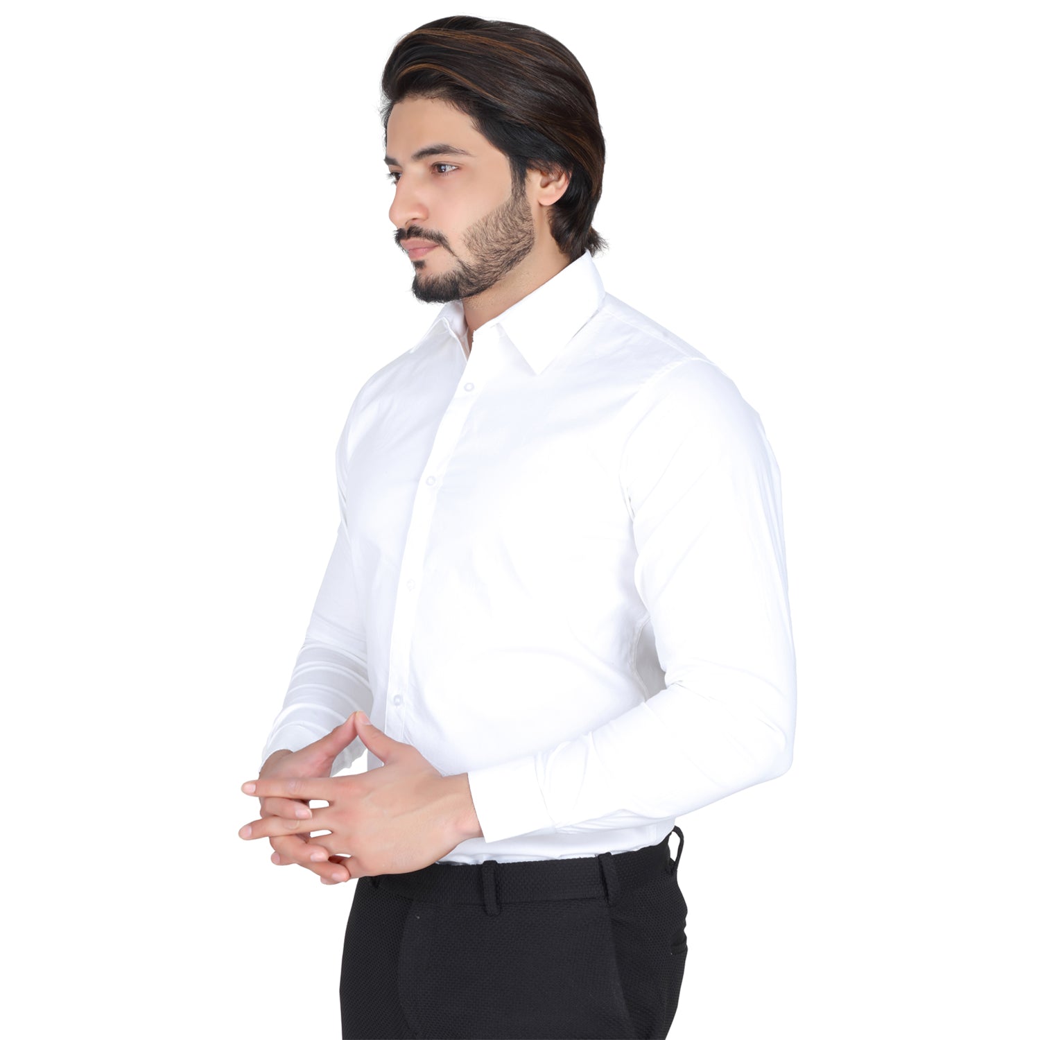 Men’s Easy Iron Regular Fit White Shirt