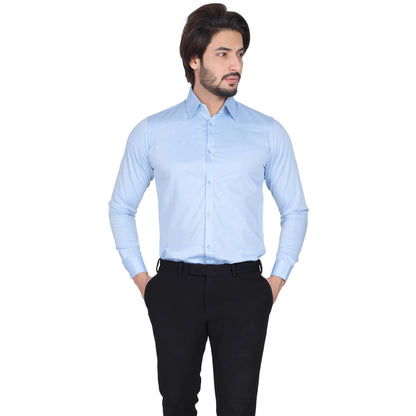 Men’s Easy Iron Regular Fit Sky Blue Shirt