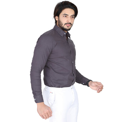 Men’s Formal Dark Grey Shirt