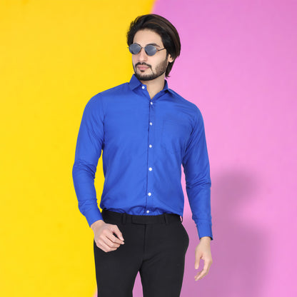 Men’s Formal Ink Blue Shirt