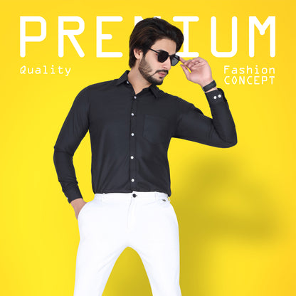 Men’s Formal Black Shirt