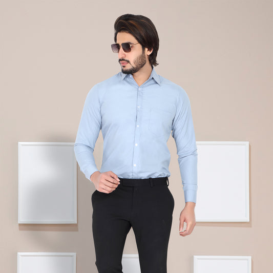 Men’s Formal Light Grey Shirt