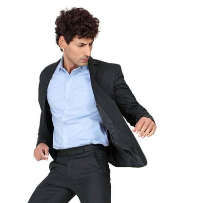 Men's Black Formal Blazer - Premium Business Suit Jacket | LP Creation