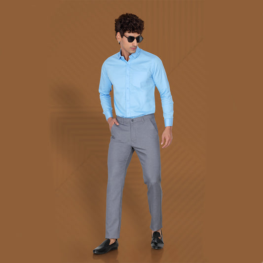 Men’s Grey Cotton Pant