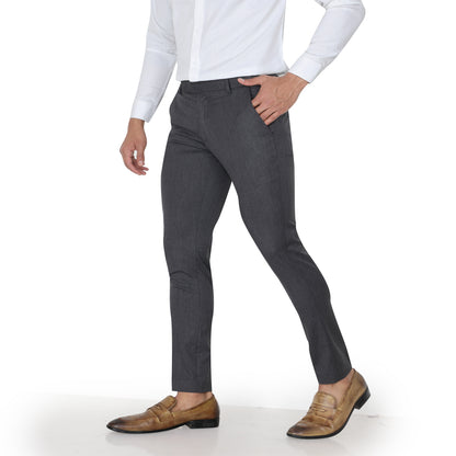 Men’s Slim Fit Grey Formal Trouser