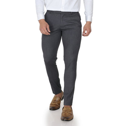 Men’s Slim Fit Grey Formal Trouser