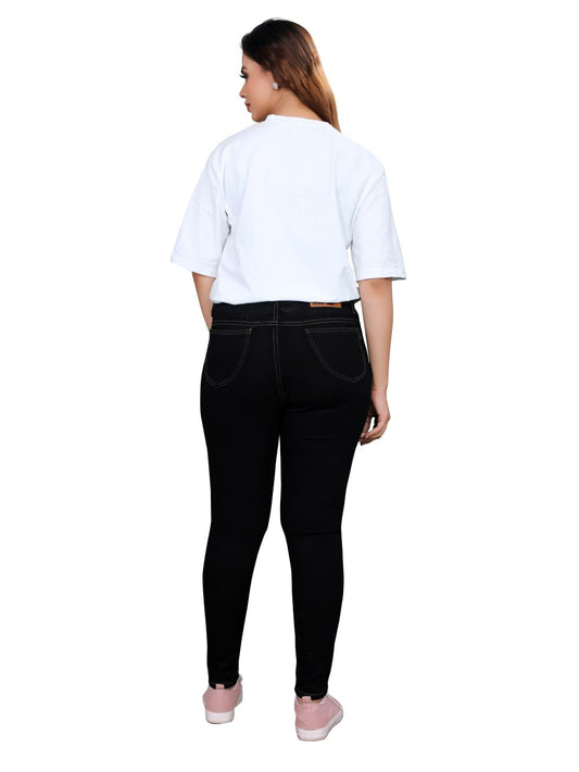 Women’s Slim Fit High Waist Black Jeans