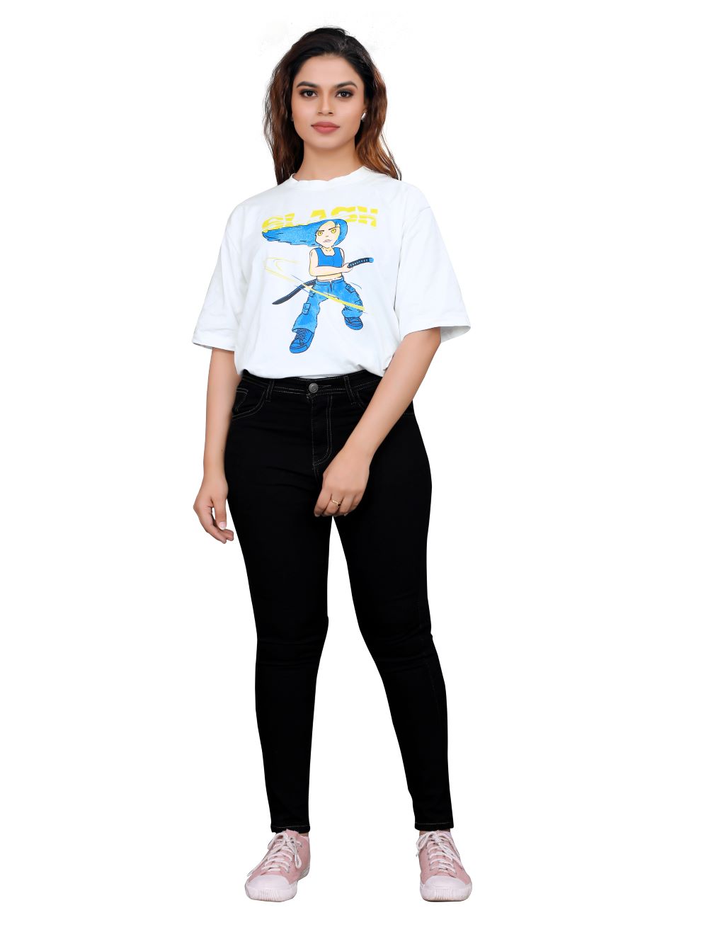 Women’s Slim Fit High Waist Black Jeans