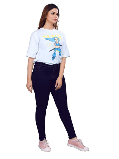 Women’s Slim Fit High Waist Blue Jeans