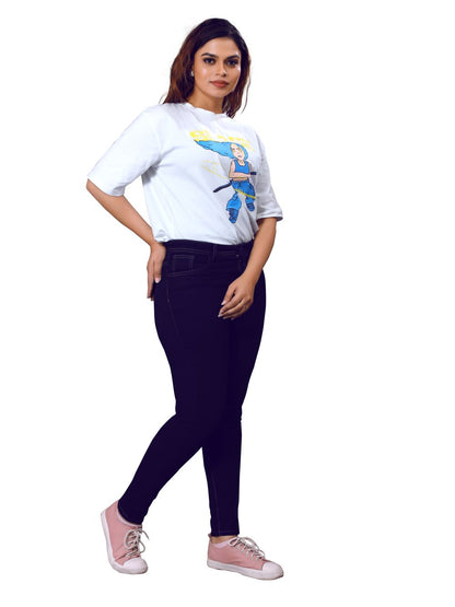 Women’s Slim Fit High Waist Blue Jeans