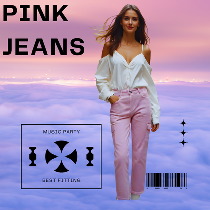 Classic Pink Cargo For Women