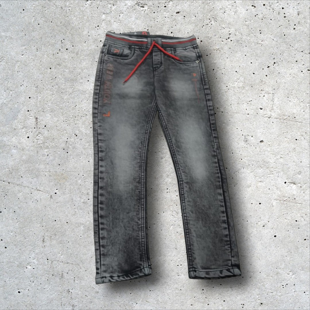 Kids Gray Denim Jeans