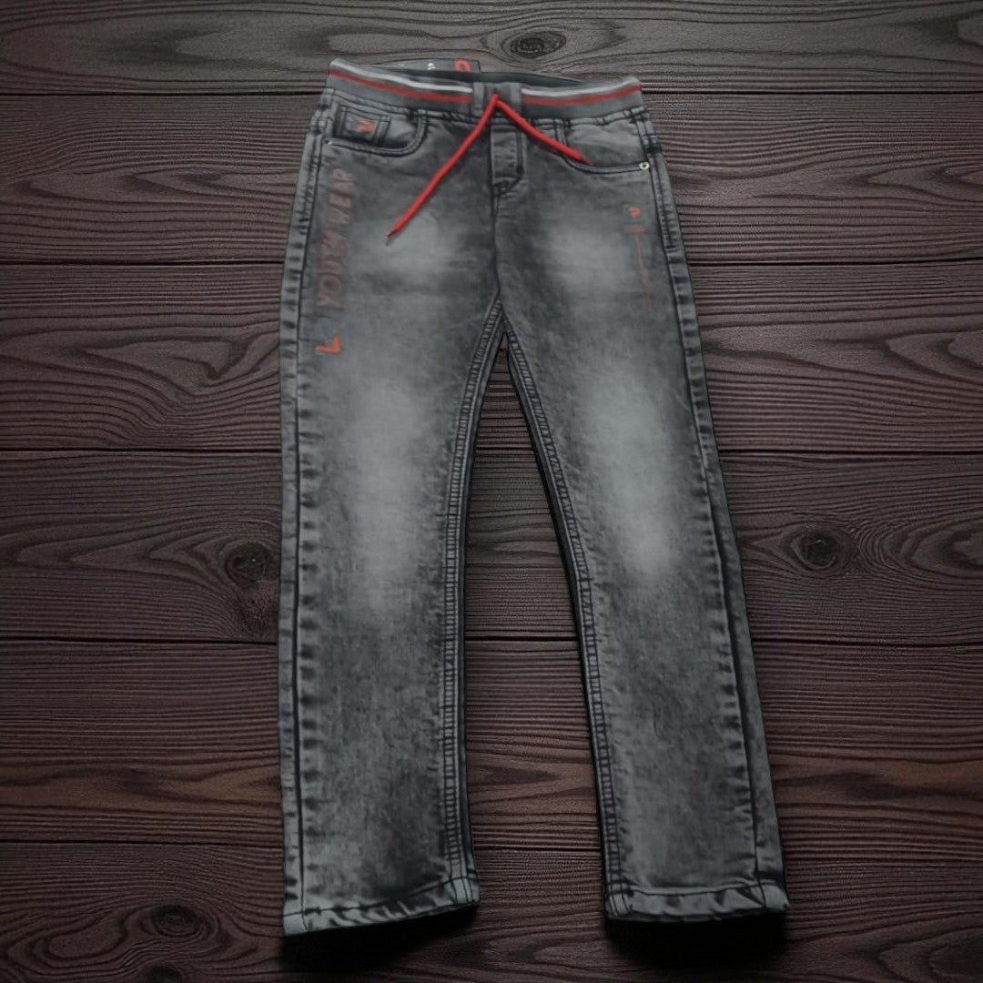 Kids Gray Denim Jeans