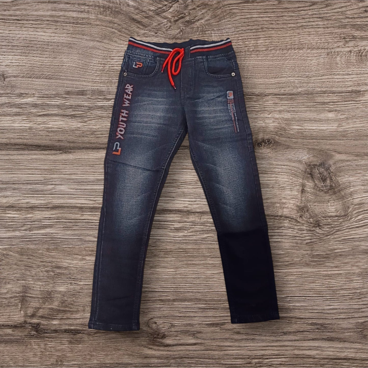 Kids Black Denim Jeans