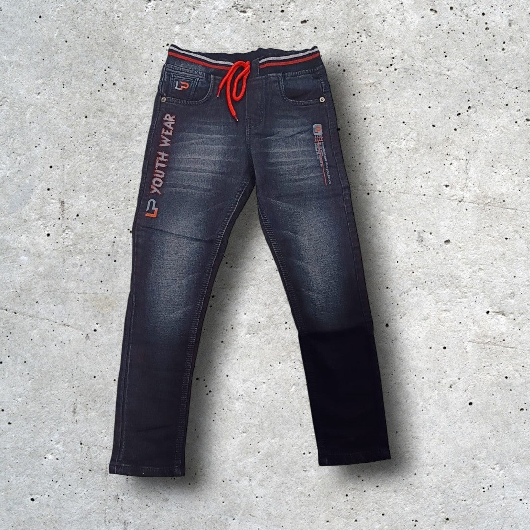 Kids Black Denim Jeans