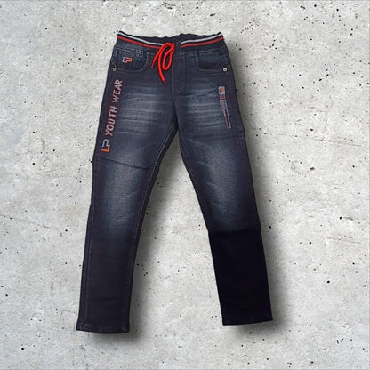 Kids Black Denim Jeans